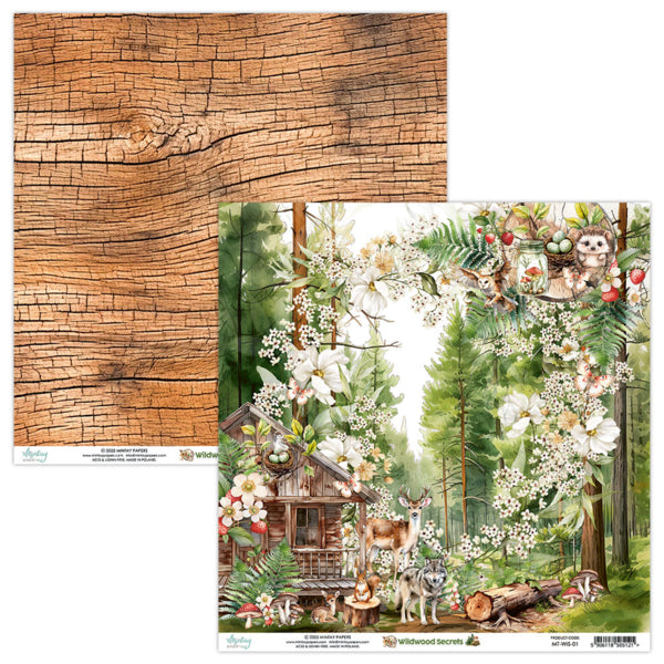 Mintay Papers - Wildwood Secrets - Paper Pack - 12 x 12"