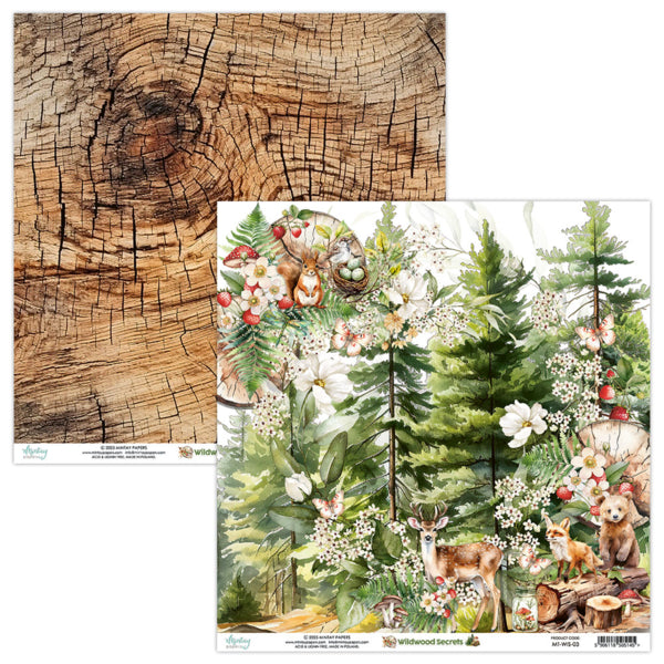 Mintay Papers - Wildwood Secrets - Paper Pack - 12 x 12"