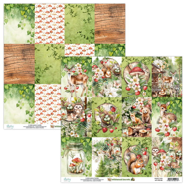 Mintay Papers - Wildwood Secrets - Paper Pack - 12 x 12"
