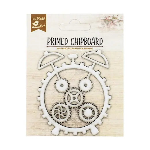 Little Birdie - Primed Chipboard - Cog Clock