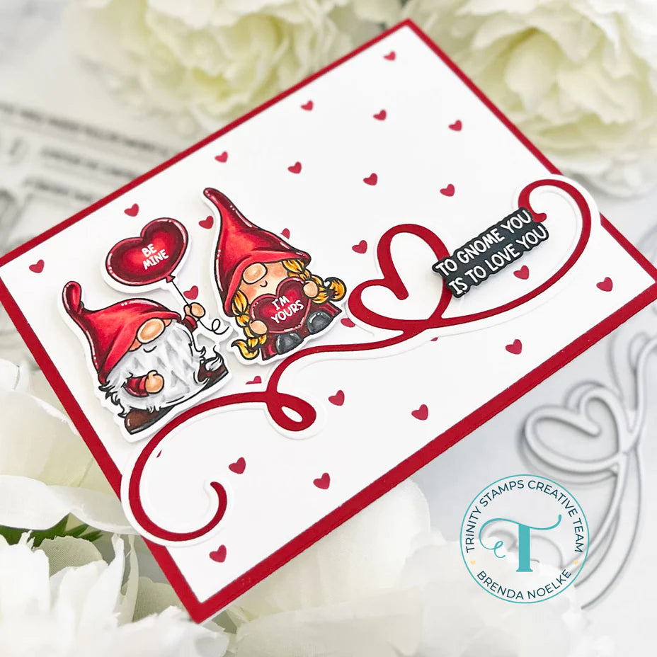 Trinity stamps - Dies - Mini Heart Swirl