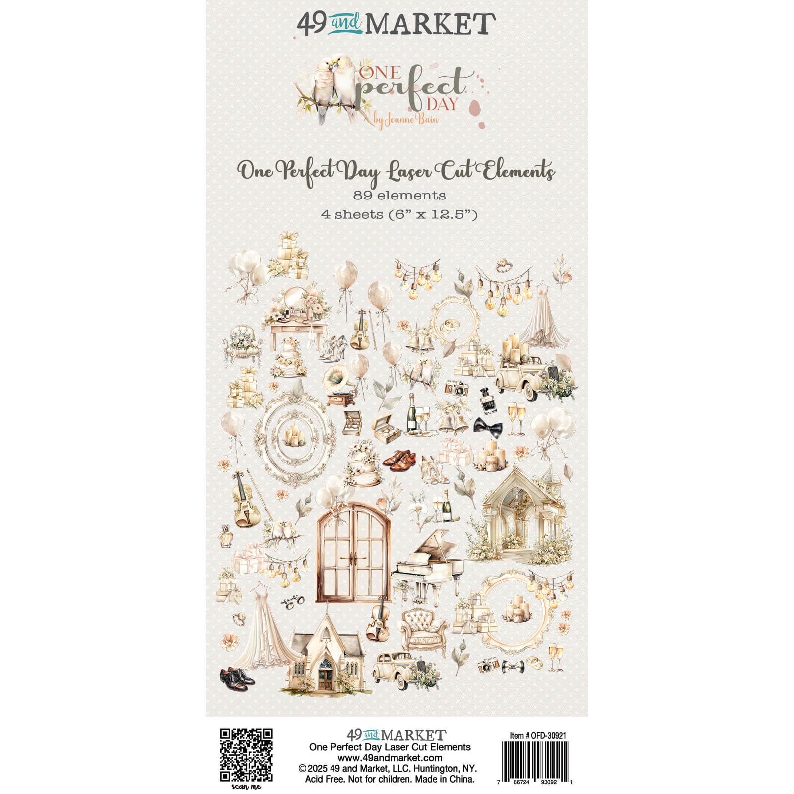 49 and Market - One Perfect Day - Laser Cut Elements