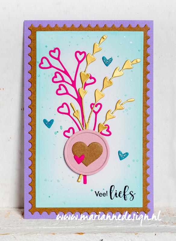 Marianne Design - Dies - Open heart sprig