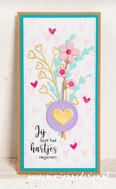 Marianne Design - Dies - Open heart sprig