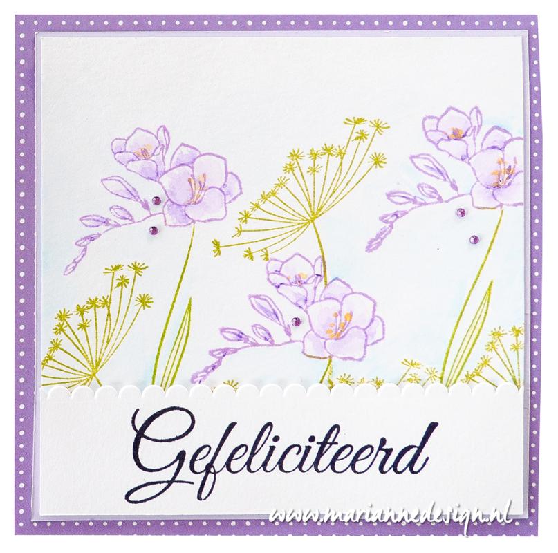 Marianne Design - Clear stamps - Freesia