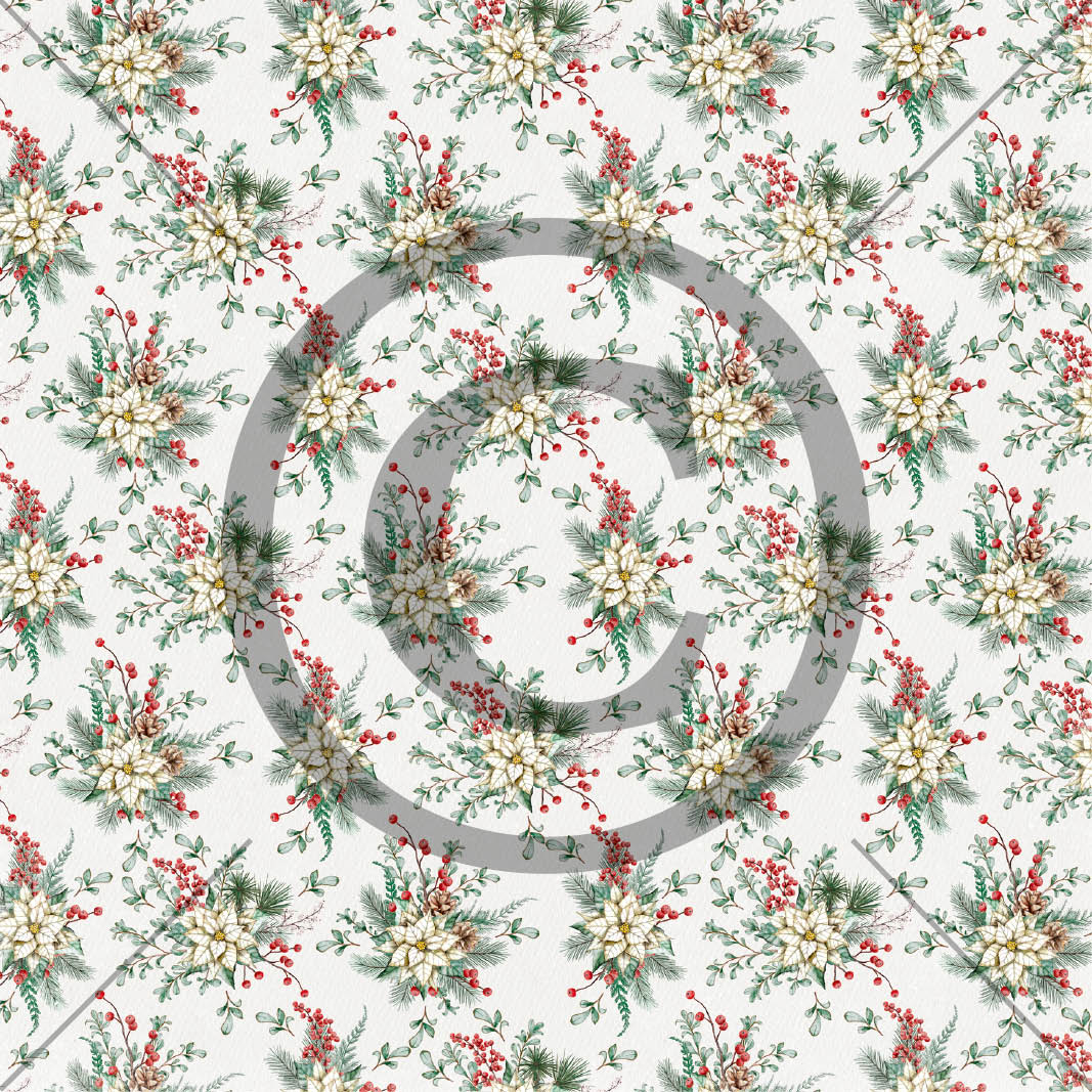 Papirdesign - Julestemning - Blomster til jul