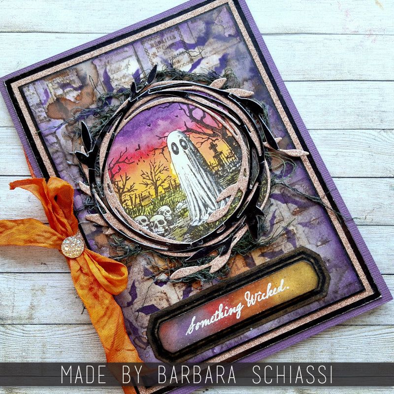 Tim Holtz Collection - Cling Stamps - Framed Frights