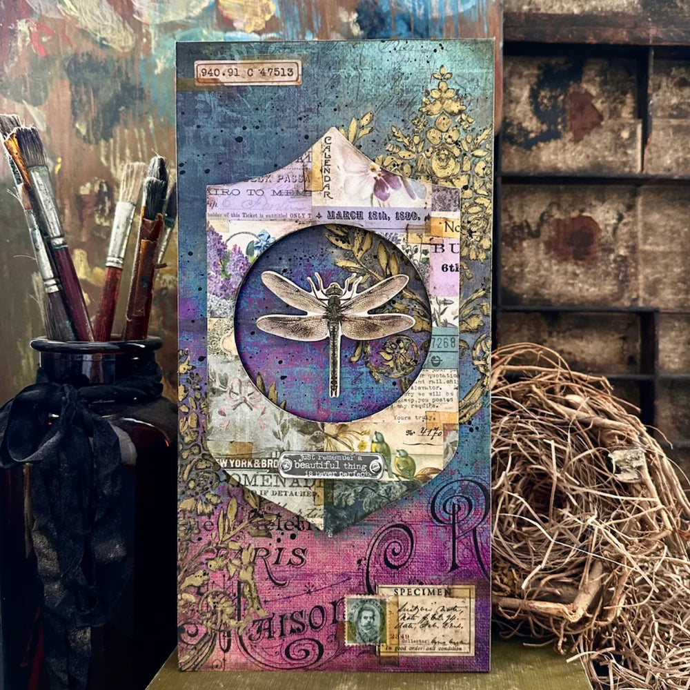 Tim Holtz - Idea-ology - Paper pad 12x12"- Abandoned - From the Vault 2025