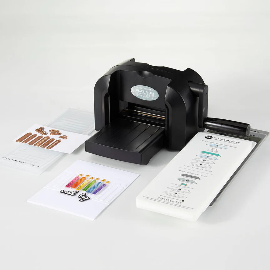 Spellbinders  - Platinum Scout Die Cutting & Embossing Machine - Simon Hurley - Black