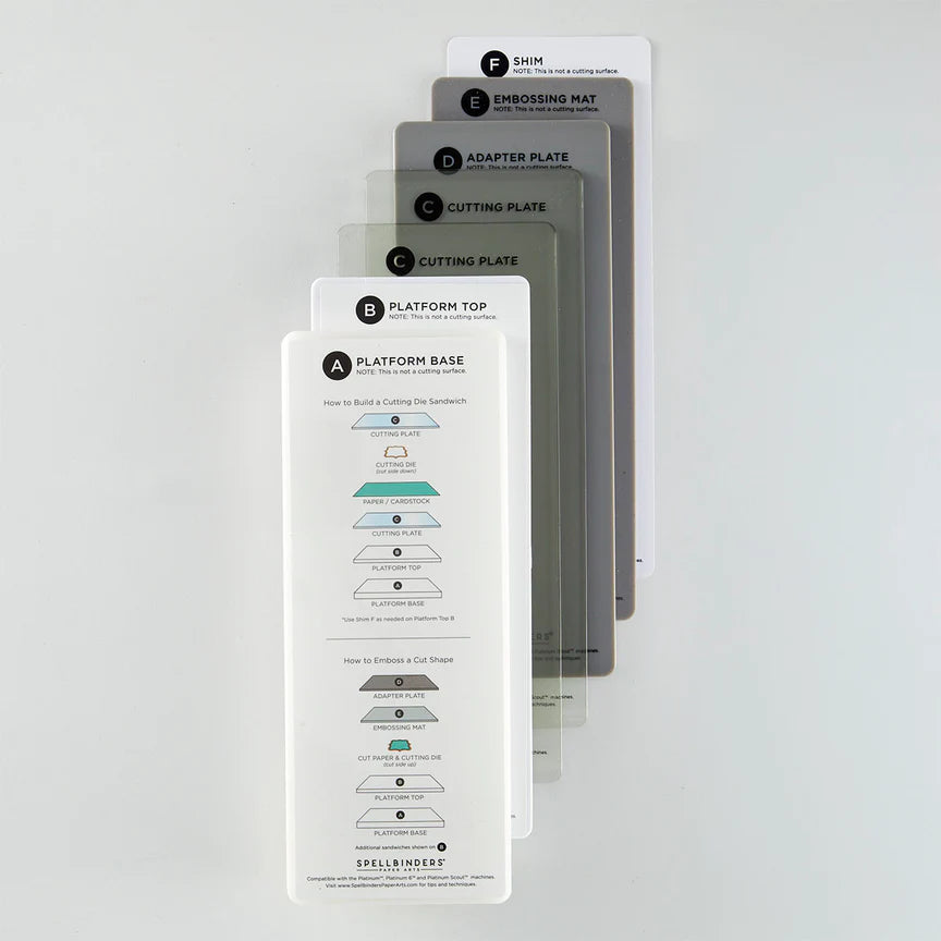 Spellbinders  - Platinum Scout Die Cutting & Embossing Machine - Simon Hurley - Black