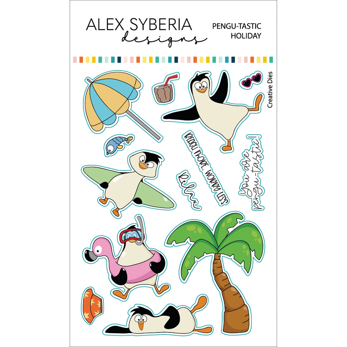 Alex Syberia Designs - Dies - Pengu-tastic Holiday
