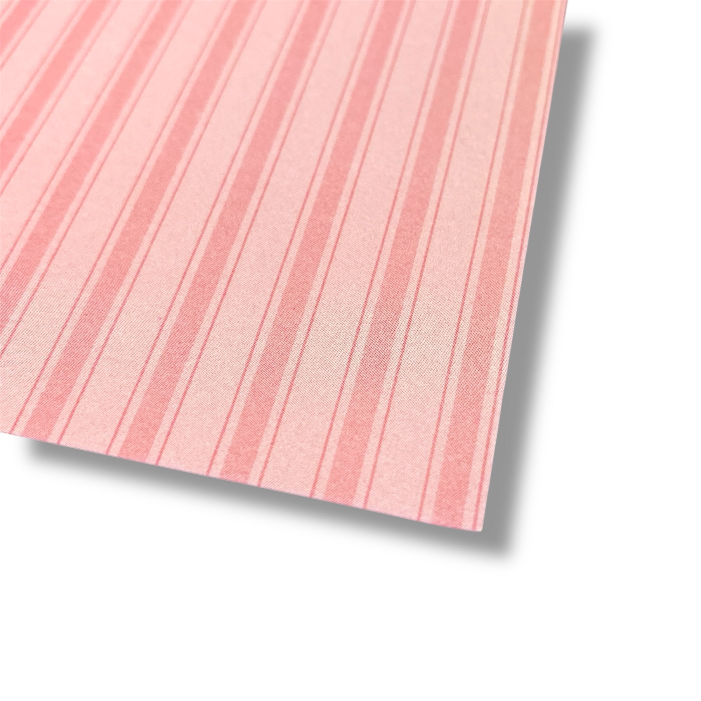 DCWV - Nursery Girl - Pink Stripe - 12 x 12"