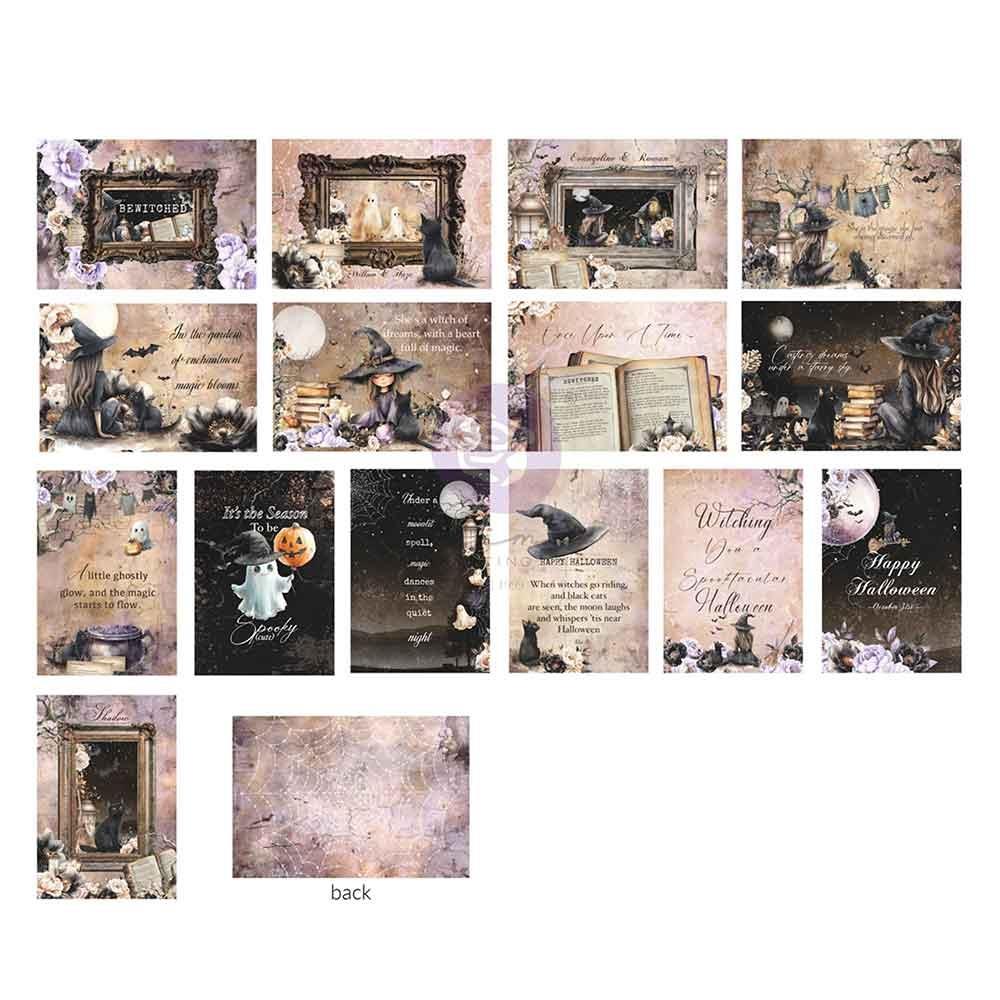 Prima Marketing - Bewitched 4 x 6 Journaling Cards