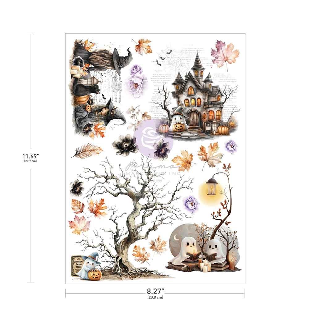 Prima Marketing - Bewitched A4 Transfer Sheet