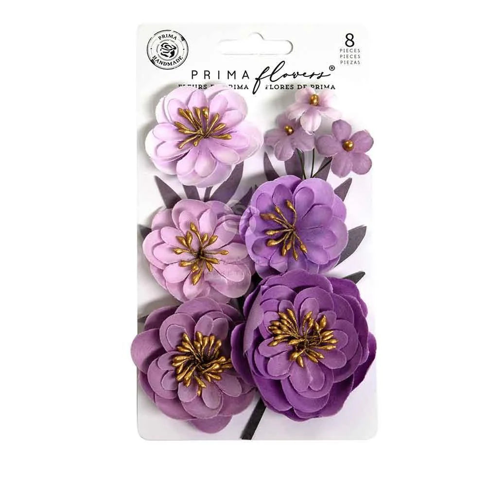 Prima Marketing - Bewitched -  Enchanted Violet Flowers
