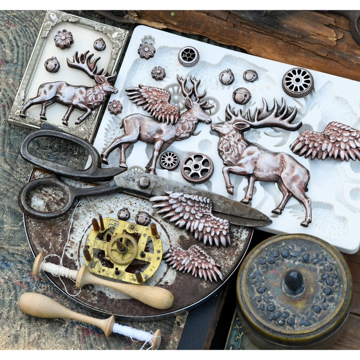 Prima - Finnabair Decor Mould - Forest Spirits