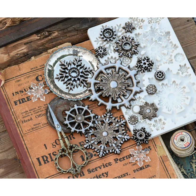 Prima - Finnabair Decor Mould - Frosty Gears
