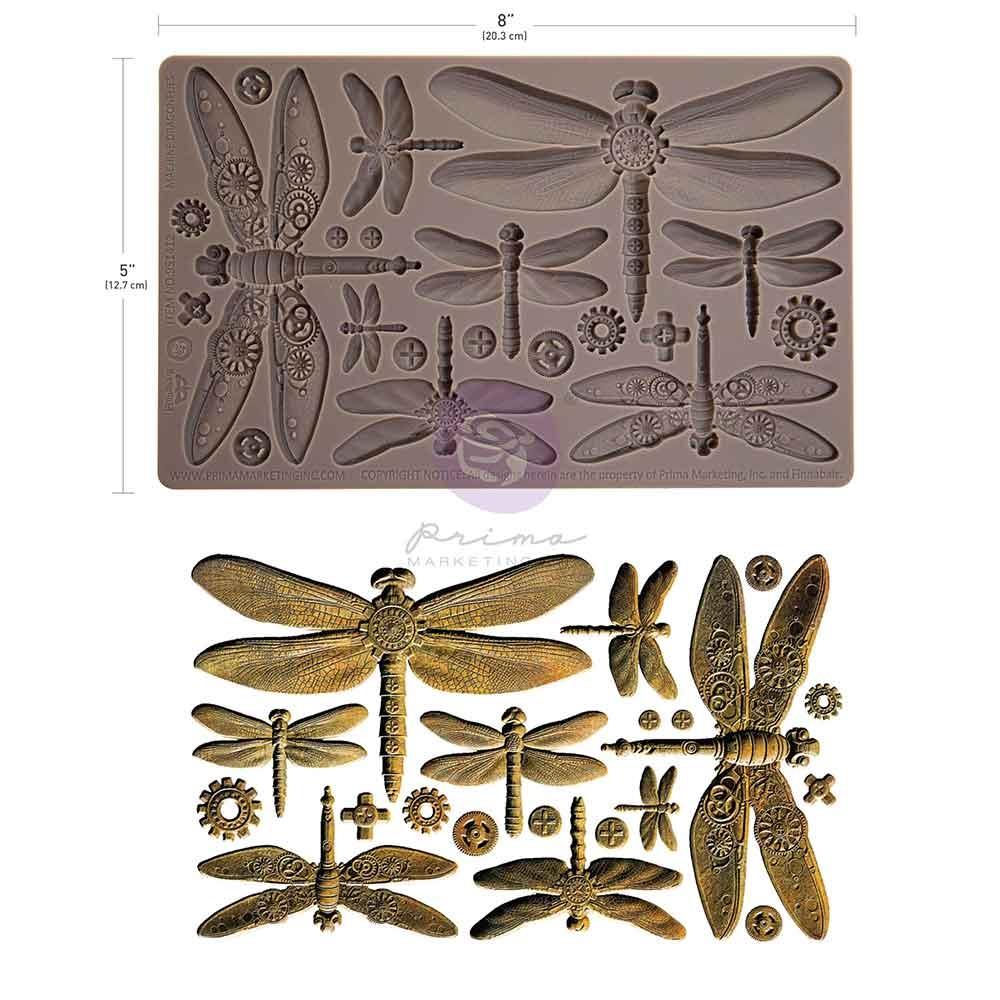 Prima - Finnabair Decor Mould - Machine Dragonflies