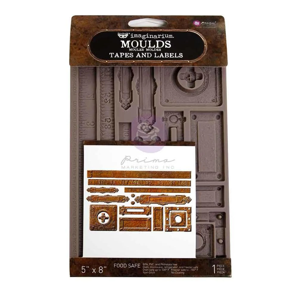 Prima - Finnabair Decor Mould - Tapes And Labels