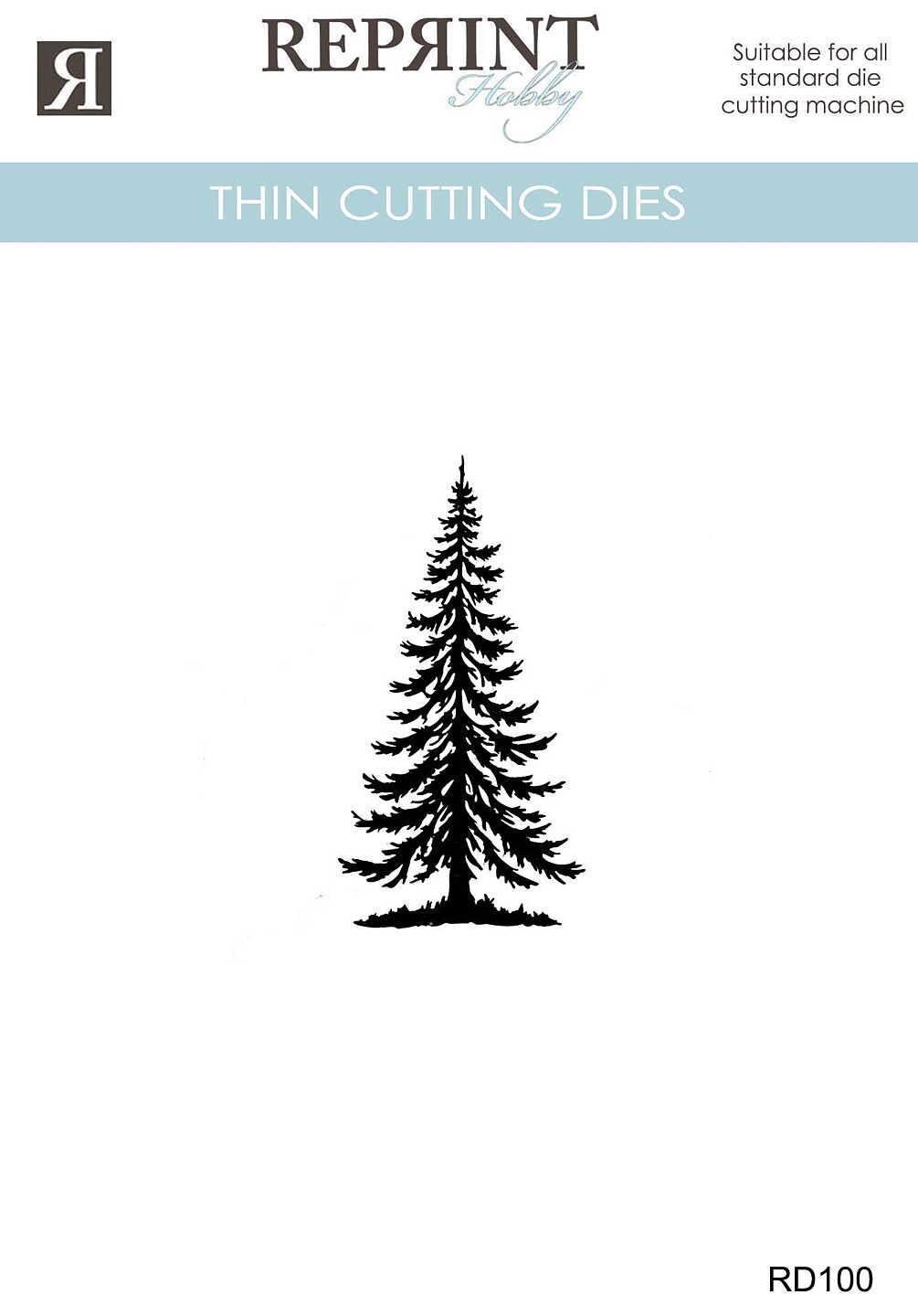 Reprint - Dies - Cozy Christmas - Liten Gran
