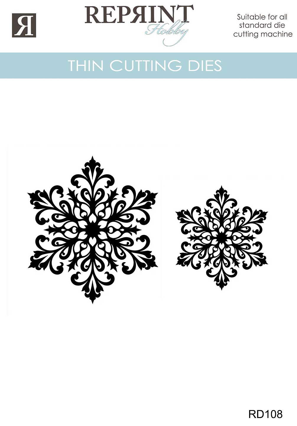 Reprint - Dies - Cozy Christmas - Snøkrystall 2
