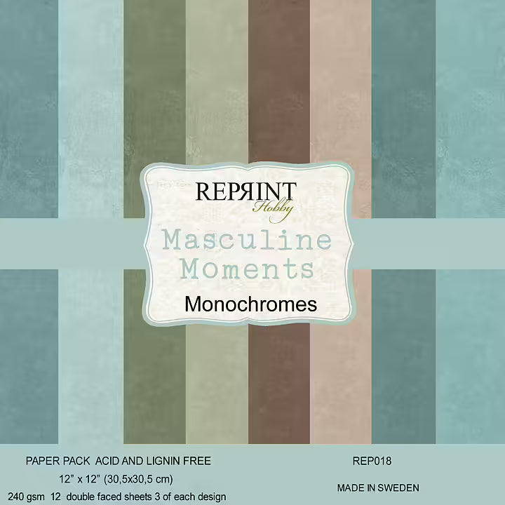 Reprint - Paperpack - Masculine Moments - Monochromes