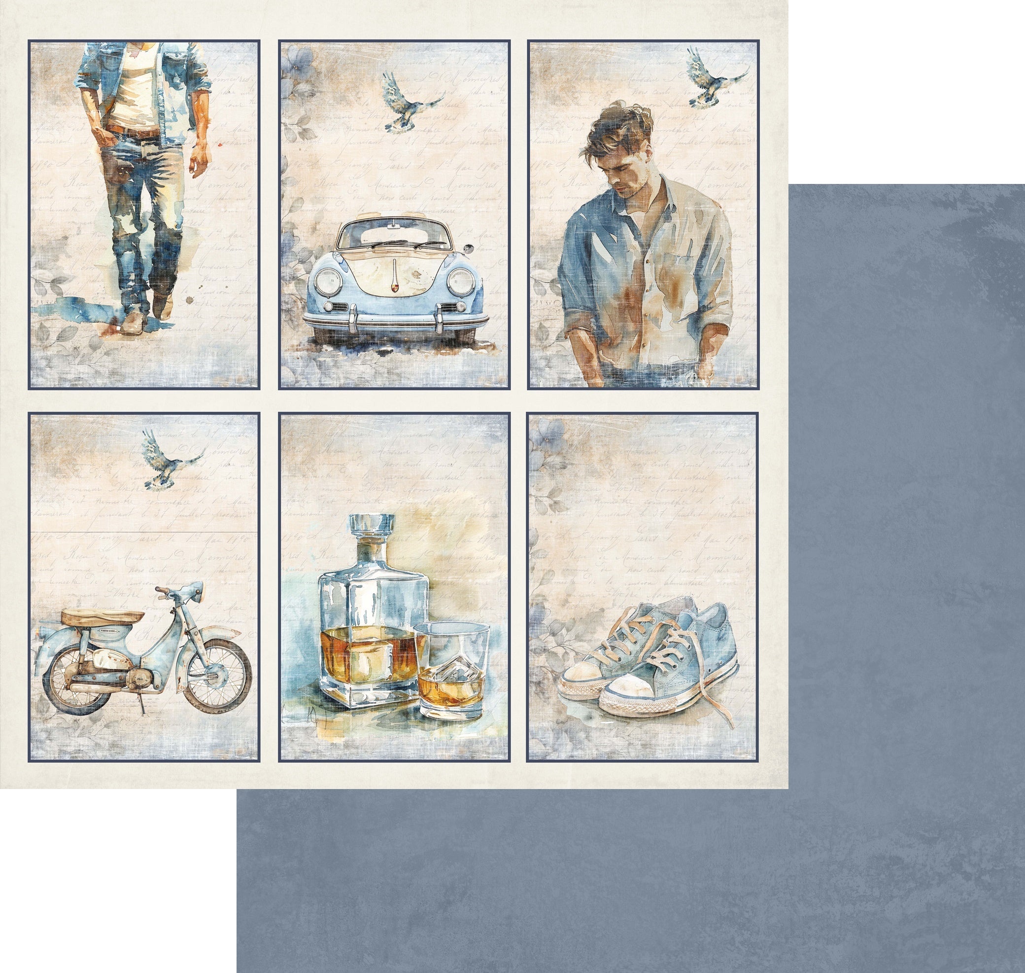 Reprint - Guys Collection Pack  - 6 x 6"
