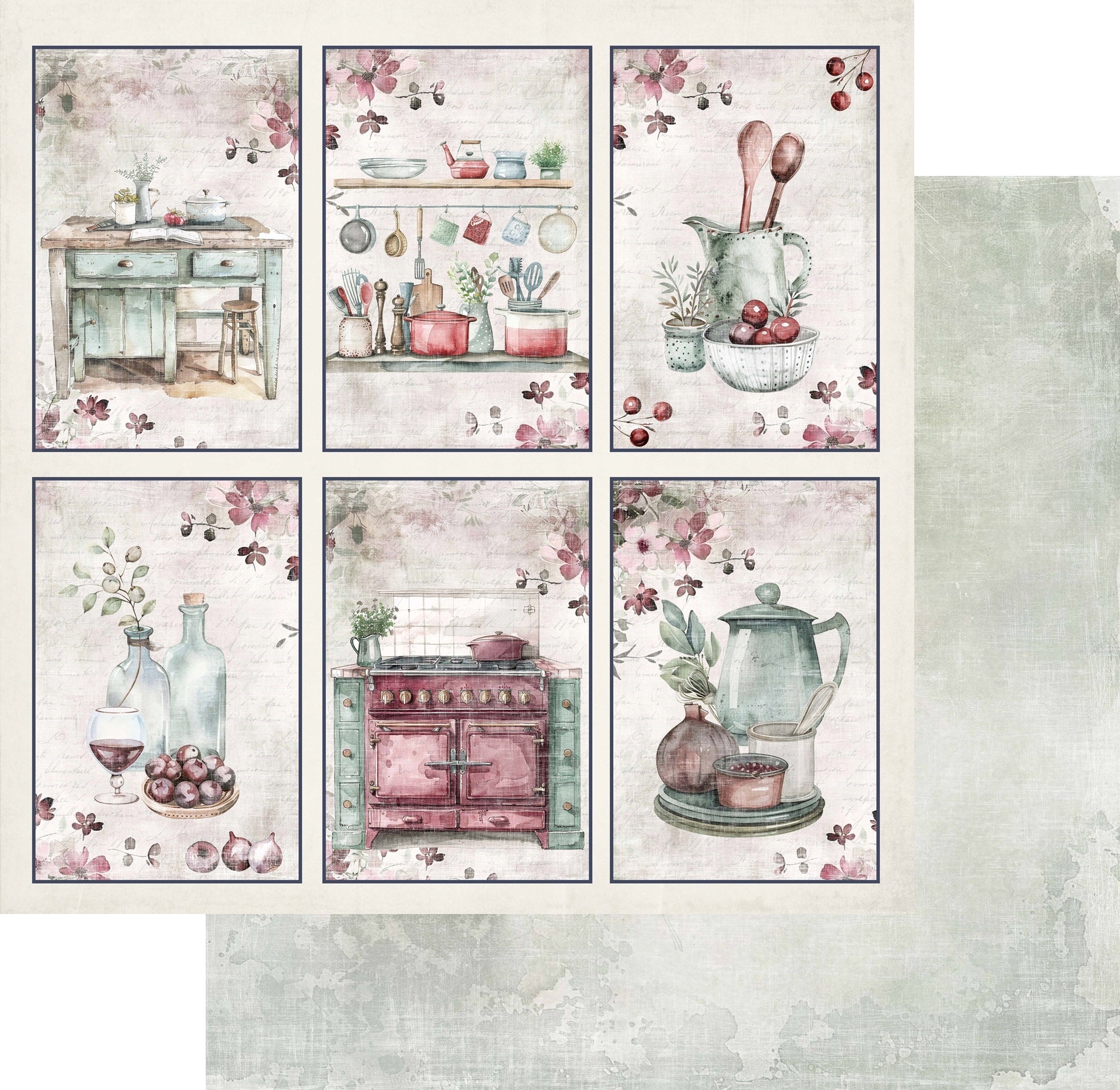 Reprint - Kitchen  Collection Pack - 12 x 12"