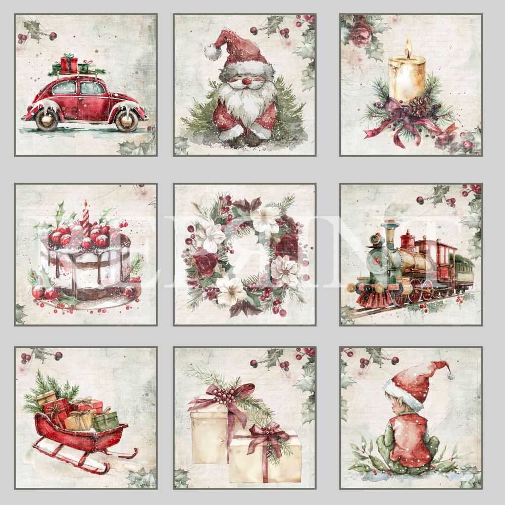 Reprint -   Xmas - Collection Pack - 12 x 12"