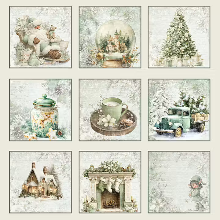 Reprint - Home for christmas - Collection Pack - 8 x 8"