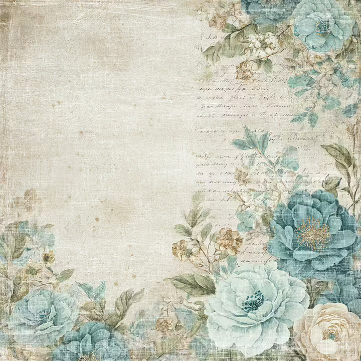 Reprint - Masculine Moments - Flowers Corner - 12 x 12"