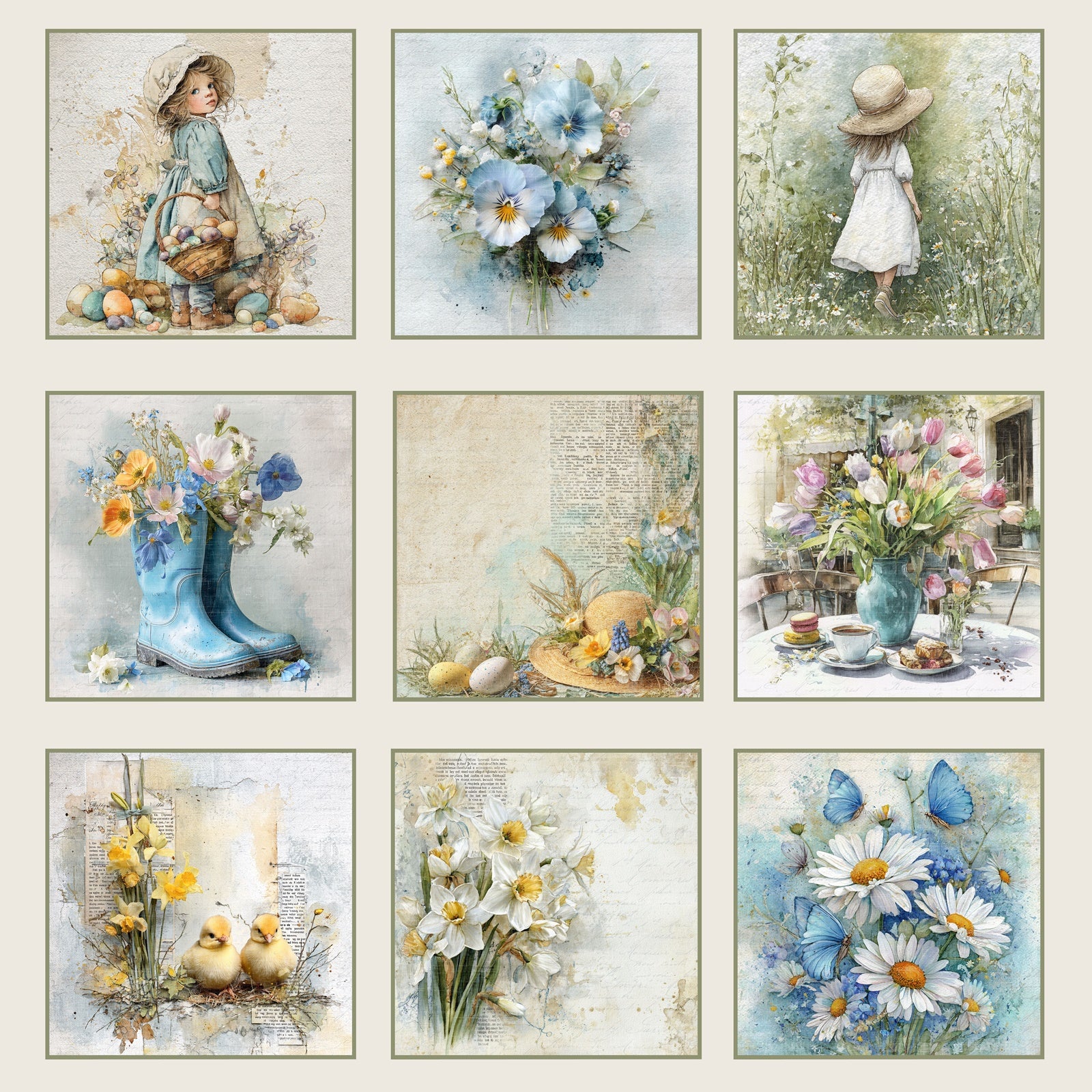 Reprint - Hello Spring - Collection Pack - 12 x 12"