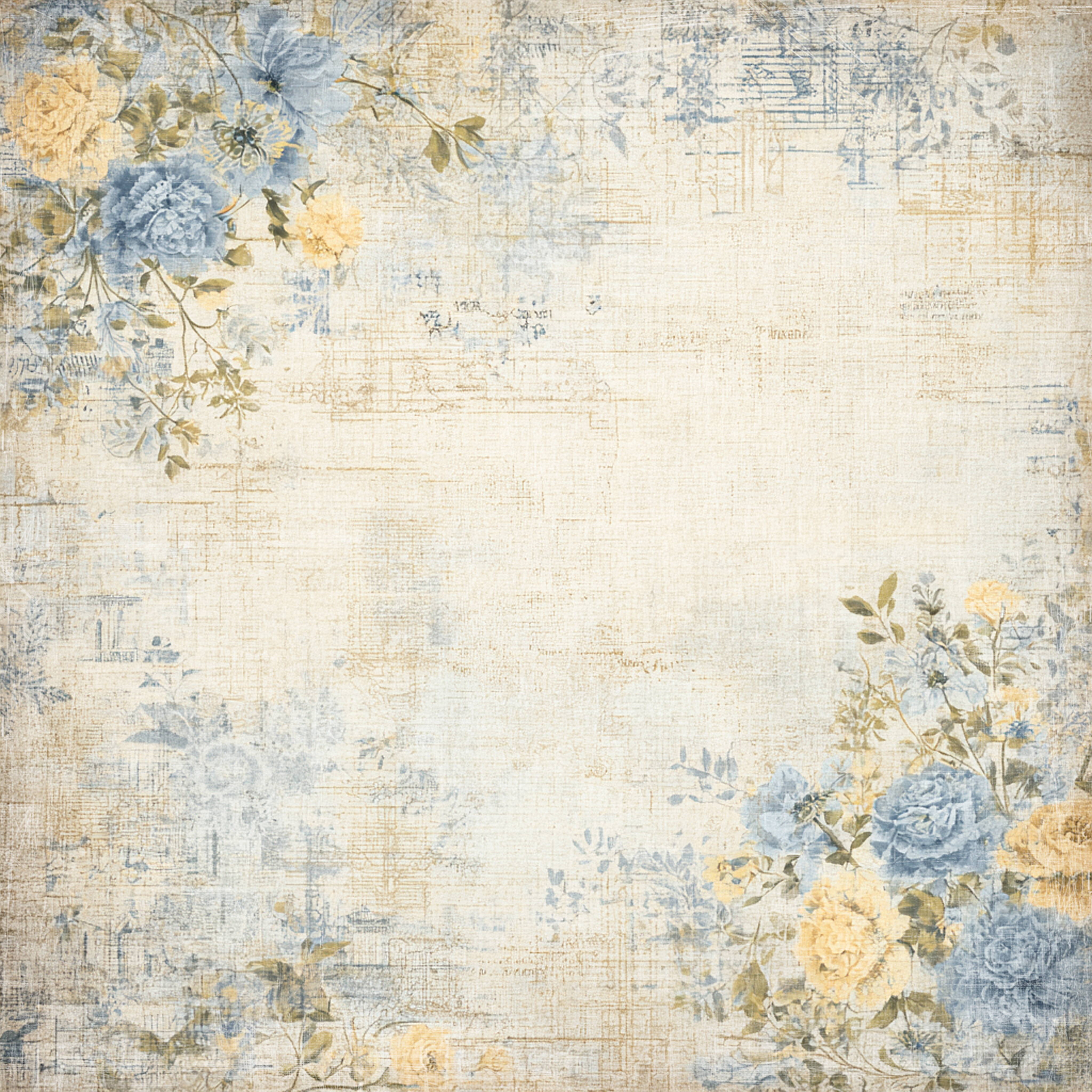 Reprint - Summer Meadow Collection - RP0755   - 12 x 12"