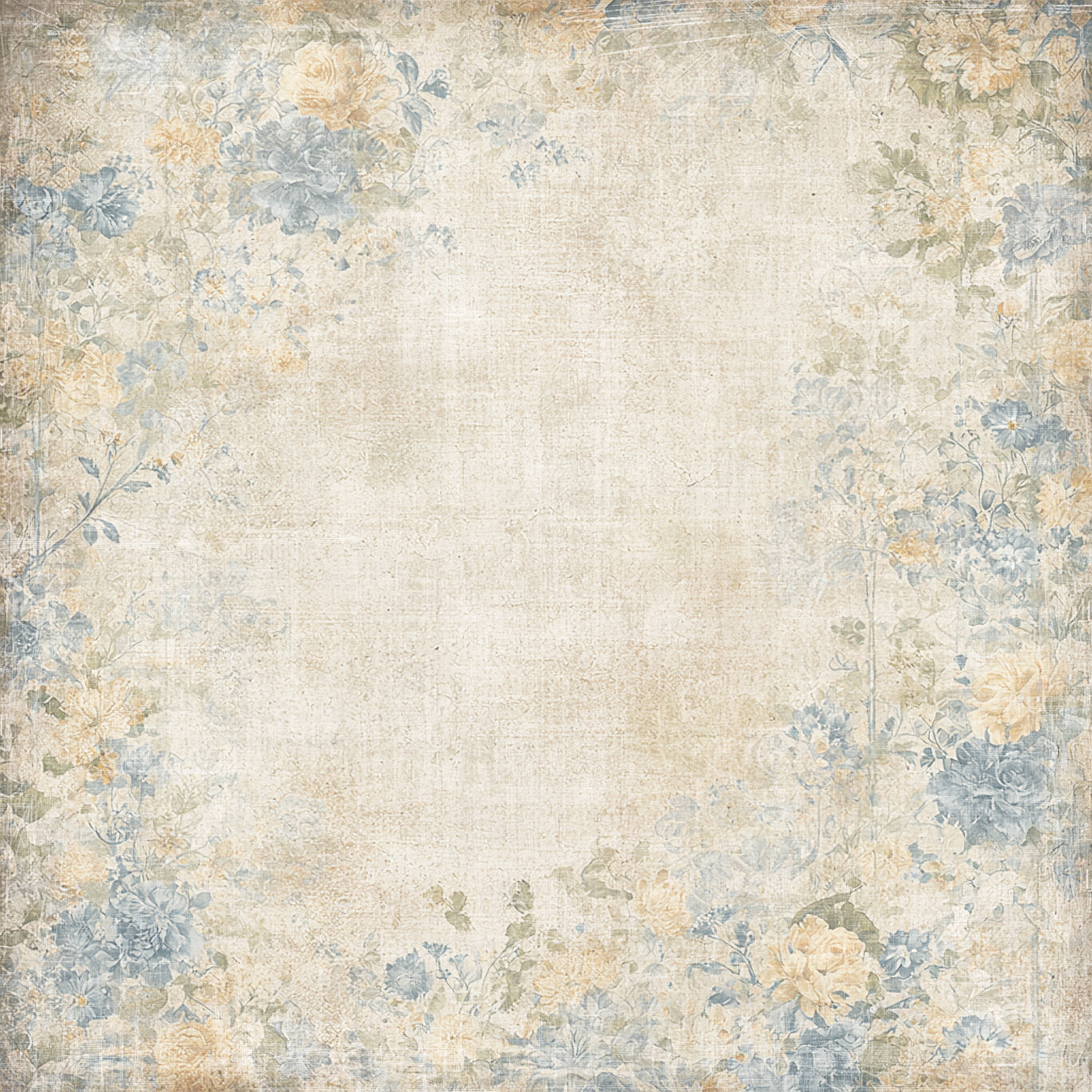 Reprint - Summer Meadow Collection - Tags  - 12 x 12"