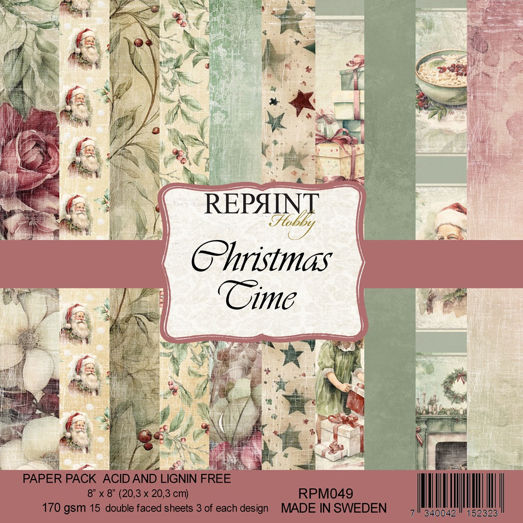 Reprint - Christmas Time  Collection Pack - 8 x 8"