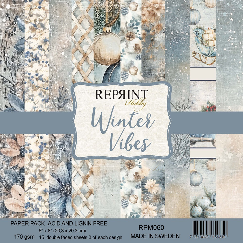 Reprint - Winter Vibes - Collection Pack - 8 x 8"