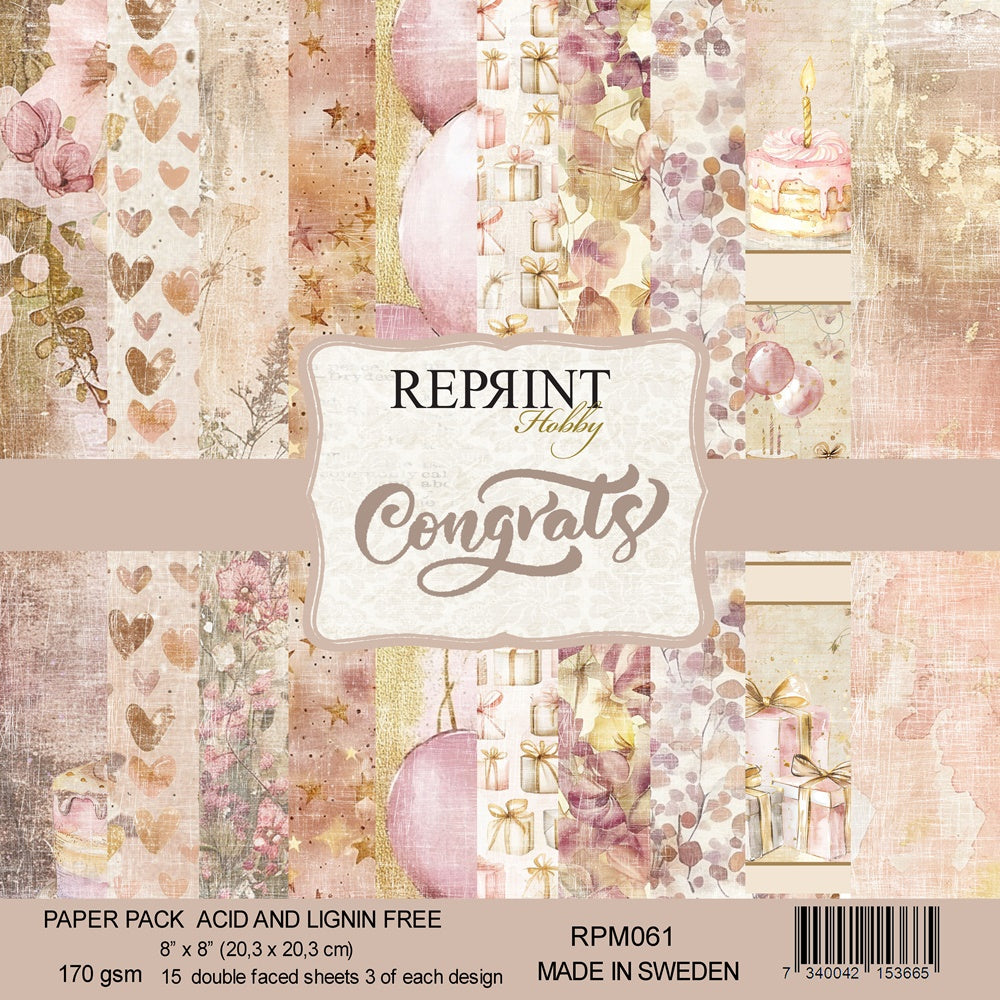 Reprint - Congrats - Collection Pack - 8 x 8