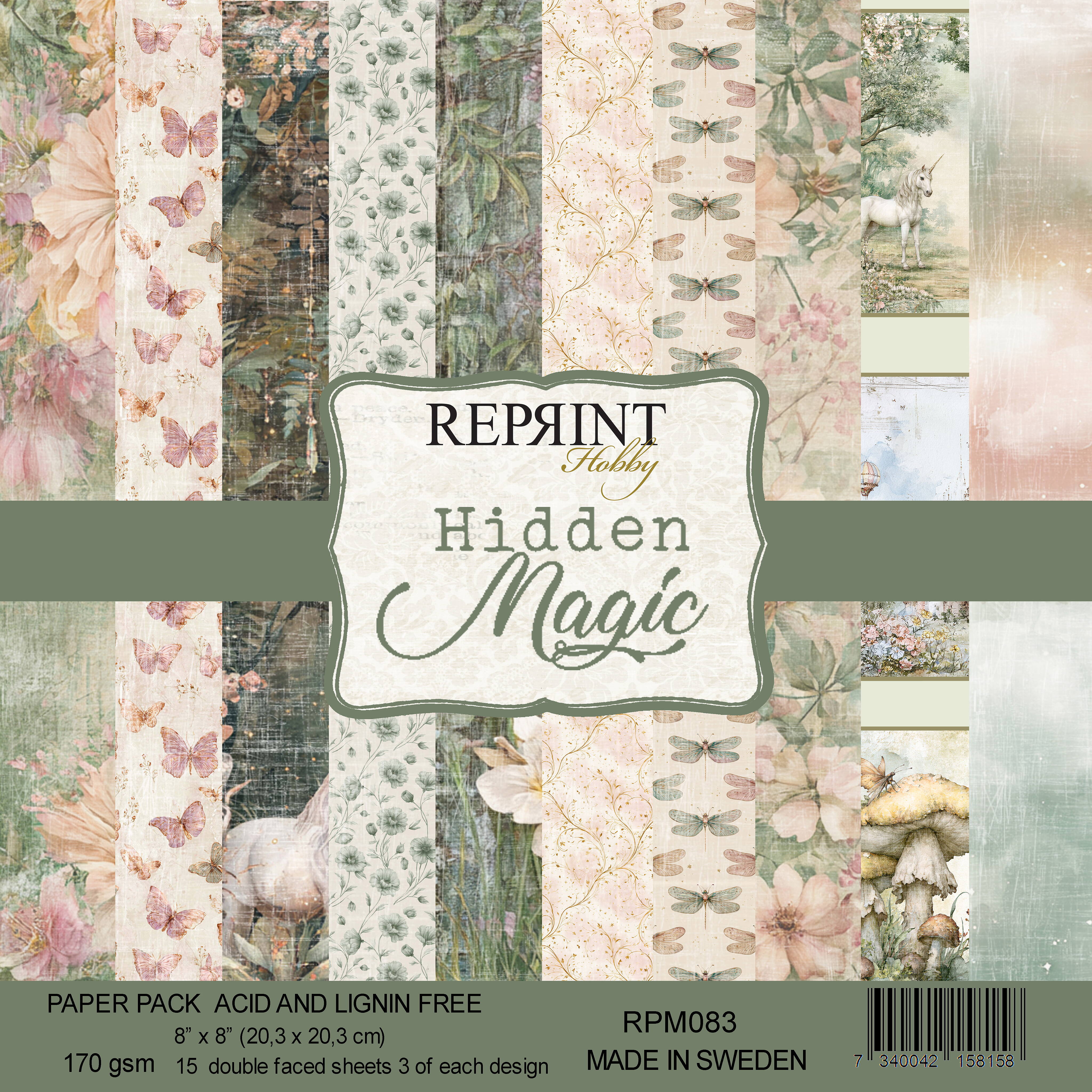 Reprint - Hidden Magic Collection - Collection Pack - 8 x 8"
