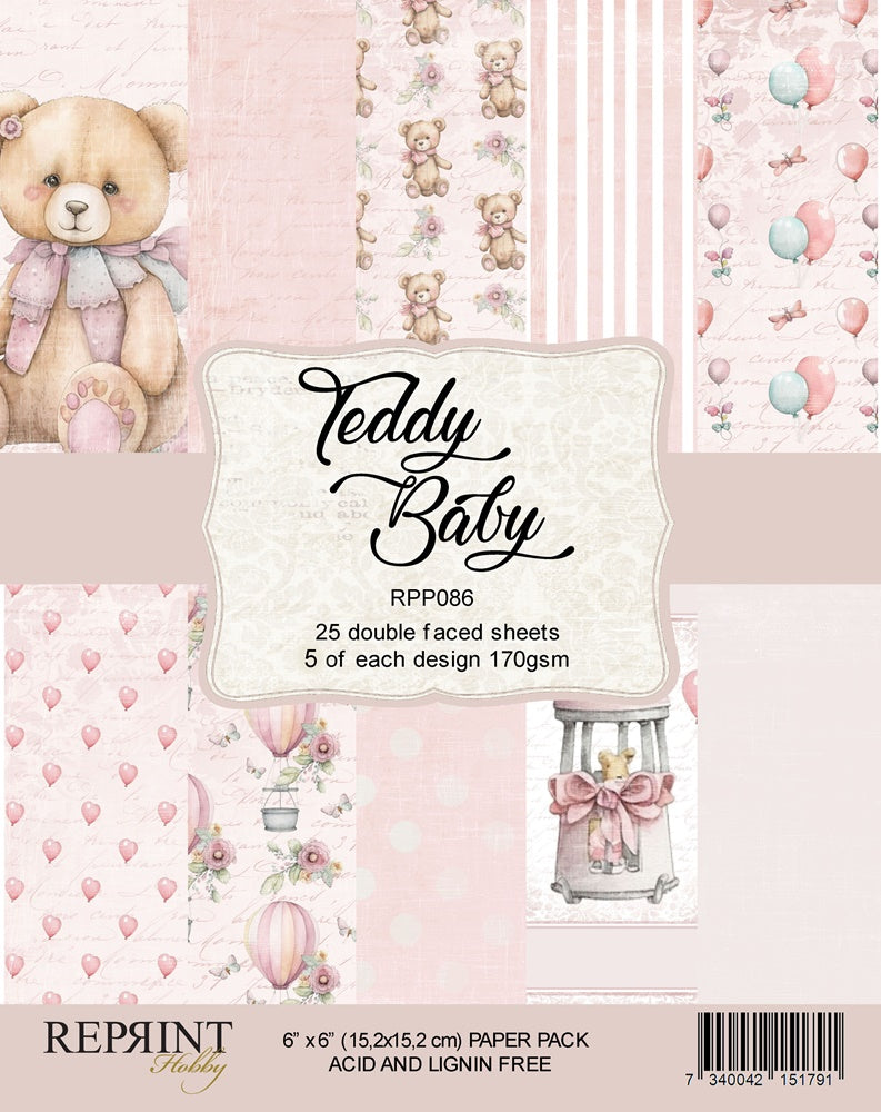 Reprint - Teddy Baby - Collection Pack  - 6 x 6"