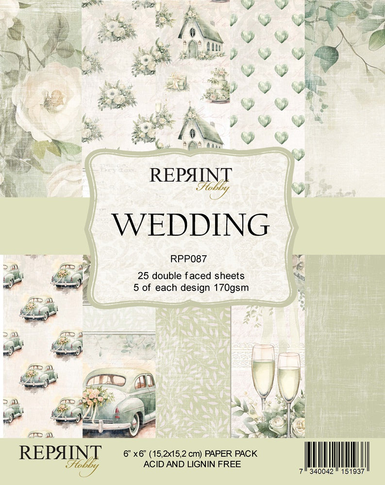 Reprint - Wedding  Collection Pack  - 6 x 6"