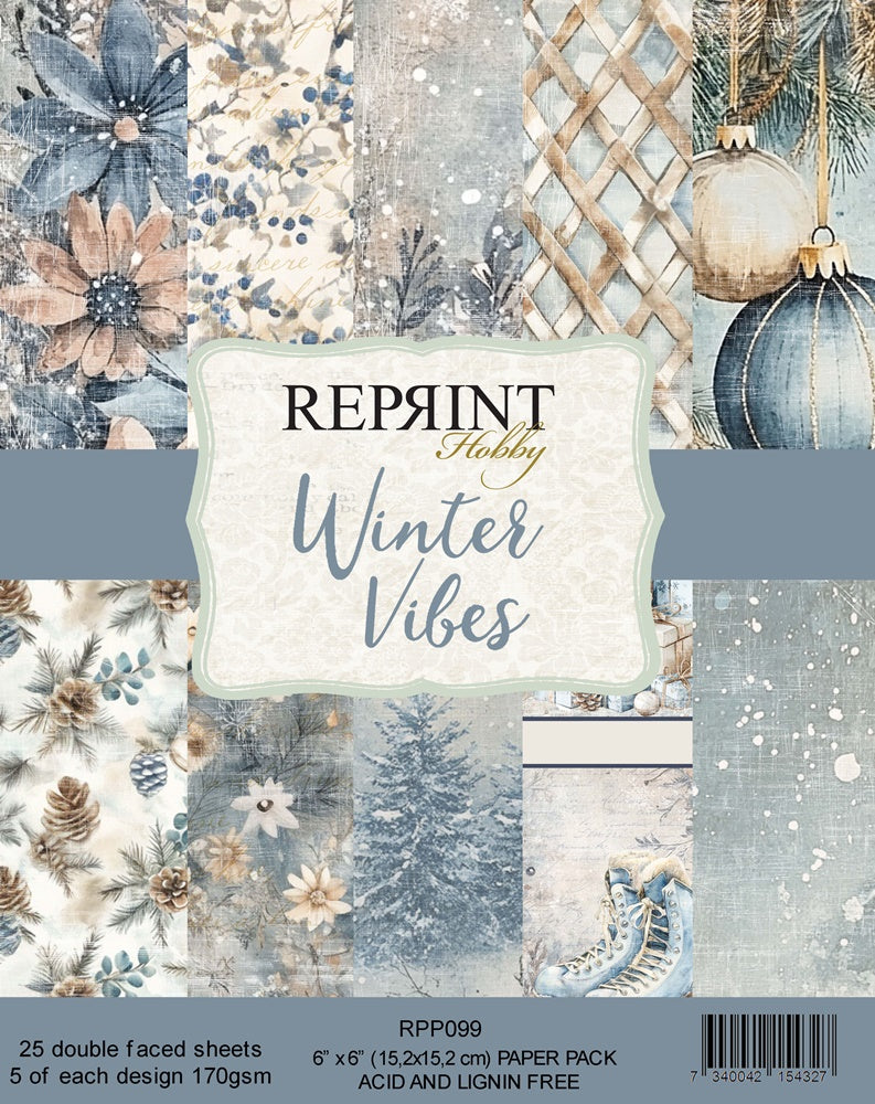 Reprint - Winter Vibes - Collection Pack - 6 x 6"