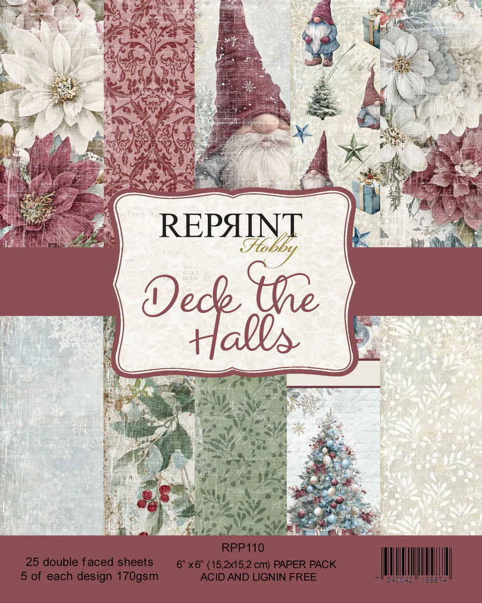 Reprint - Deck the Halls - Collection Pack - 6 x 6"