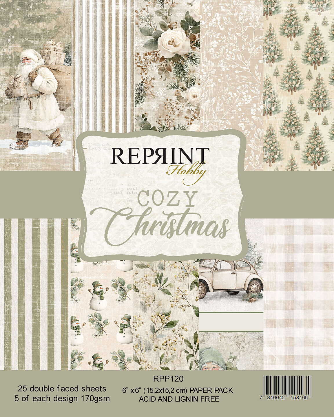 Reprint - Cozy Christmas Collection - Collection Pack - 6 x 6"