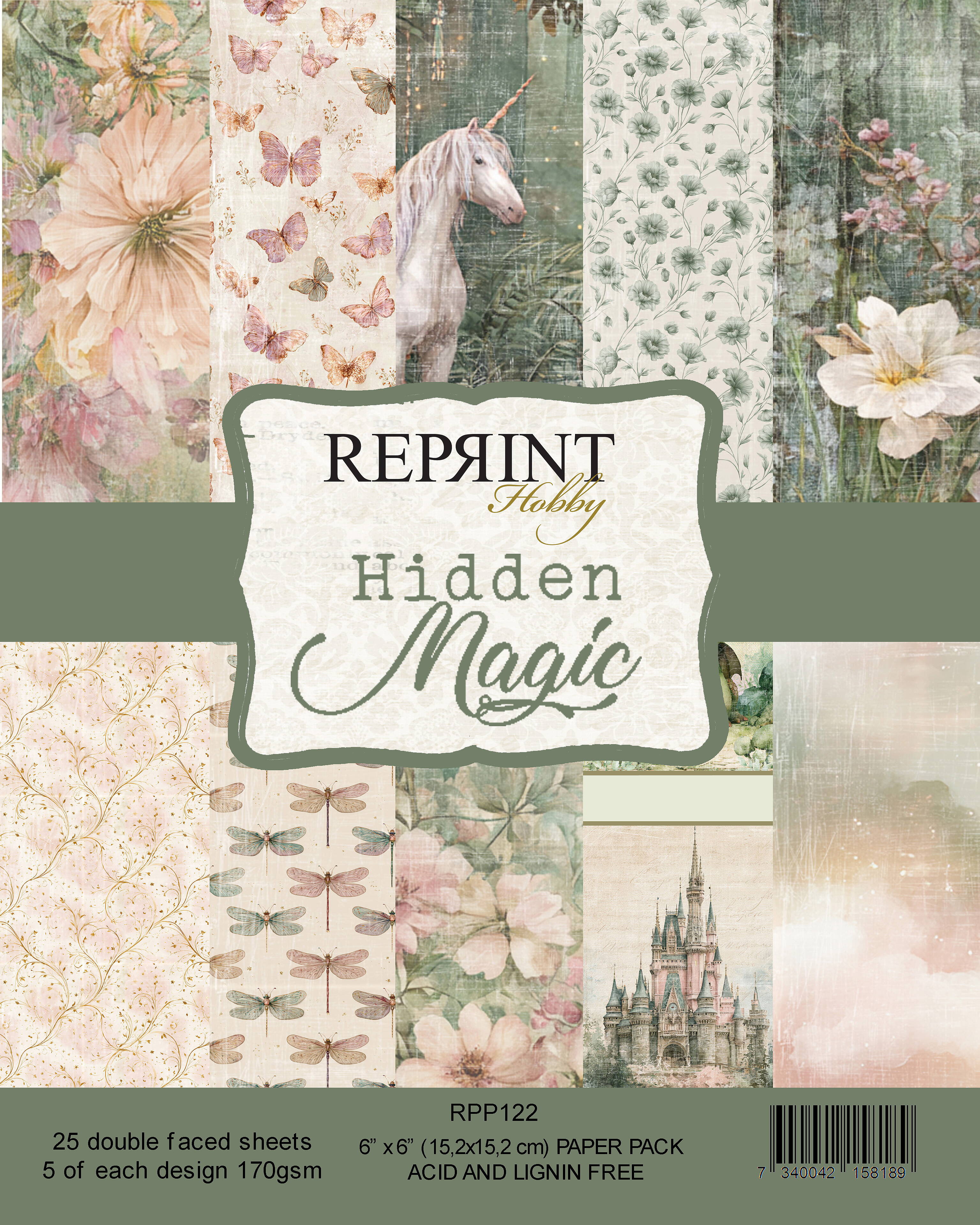 Reprint - Hidden Magic Collection - Collection Pack - 6 x 6"