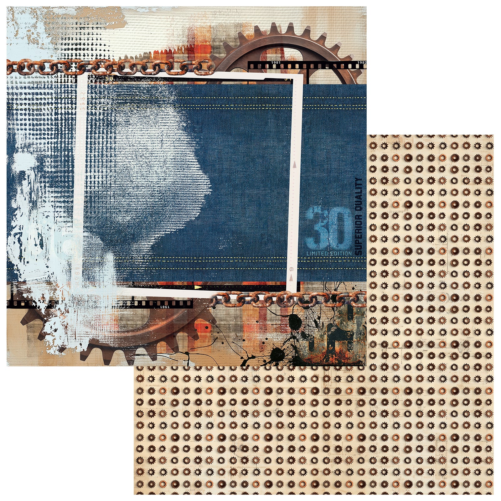 49 and Market - Rust & Revs 2.0 Collection -   12 x 12"