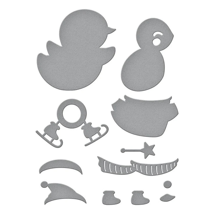 Spellbinders - Dies - The Dancin' Christmas Collection - Dancin' Penguin