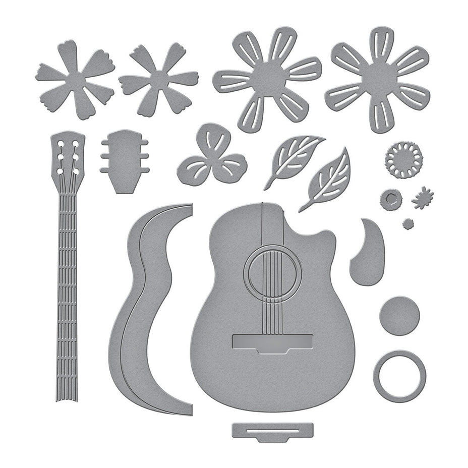 Spellbinders - Dies - Mini Guitar