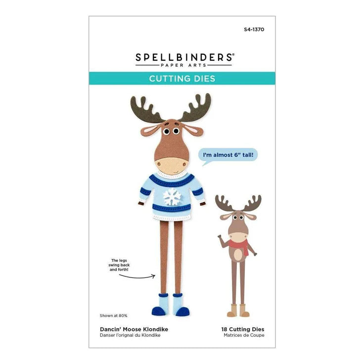 Spellbinders - Dies - The Dancin' Christmas Collection - Dancin' Moose Klondike
