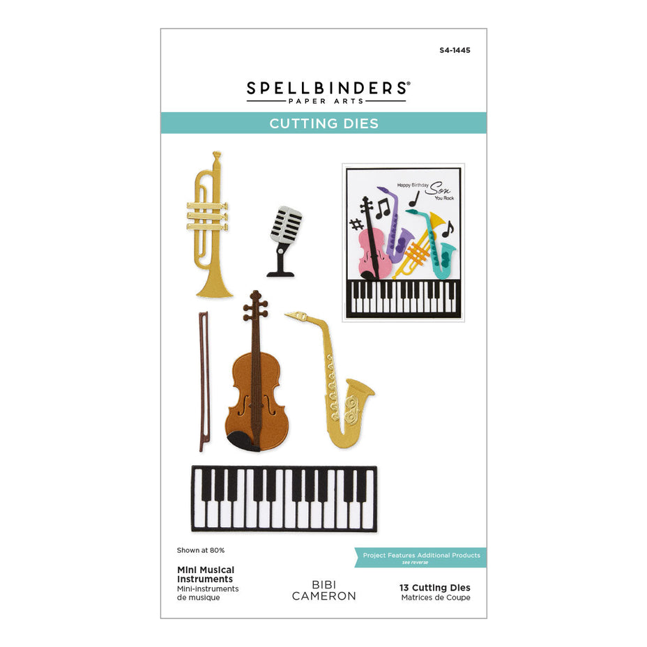 Spellbinders - Dies - Mini Musical Instruments