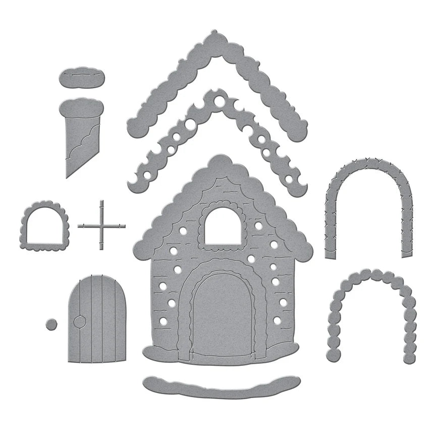 Spellbinders - Dies - Candy Christmas - Gingerbread House